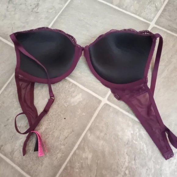 Lace Pattern La Senza Obsession Bra Sz 32D - Picture 4 of 8